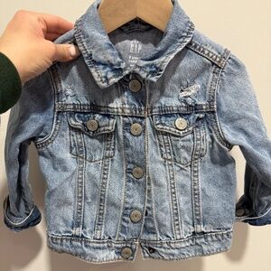 GAP Distressed Jean Jacket